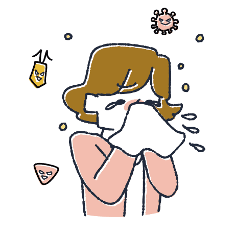 鼻とのどのアレルギー